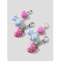 NAME IT KIDS Farlula sko accessoires - 6 stks Strawberry Moon