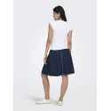 ONLY Mira kortærmet Ruching top - White