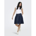 ONLY Mira kortærmet Ruching top - White
