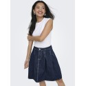 ONLY Mira kortærmet Ruching top - White