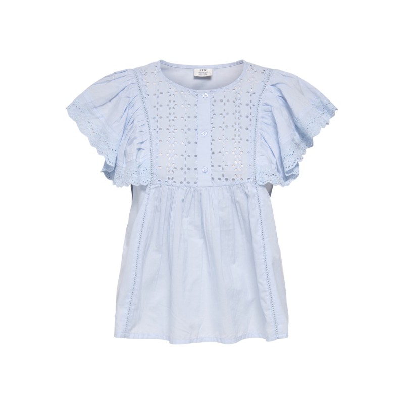 JDY Sigga Kortærmet Top - Cashmere Blue