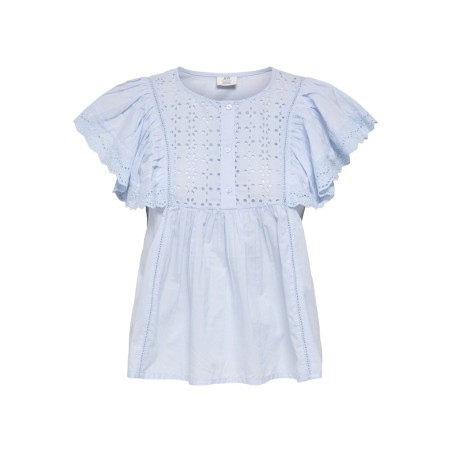 JDY Sigga Kortærmet Top - Cashmere Blue