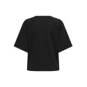 JDY Amalfi Life kortærmet sweat t-shirt - Black