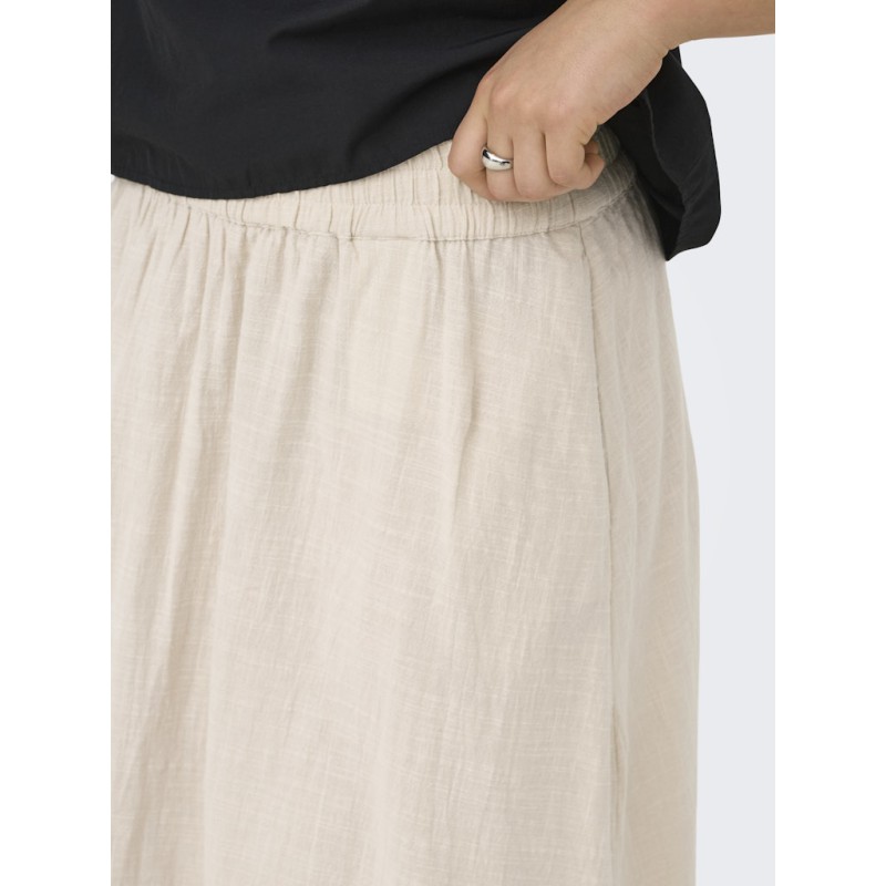 ONLY Tizana Lang Nederdel - Silver Lining