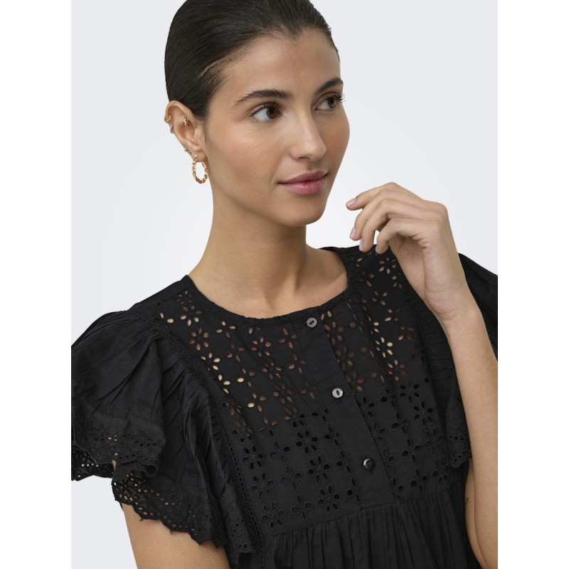 JDY Sigga Kortærmet Top - Black