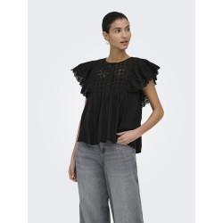 JDY Sigga Kortærmet Top - Black