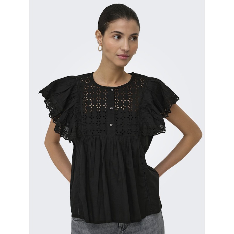 JDY Sigga Kortærmet Top - Black