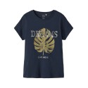 NAME IT Kids Delfine Kortærmet Top - Dark Sapphire