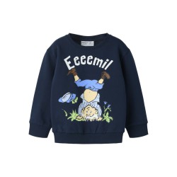 NAME IT MINI Maska Emil langærmet Bluse - Navy Blazer