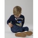 NAME IT MINI Maska Emil langærmet Bluse - Navy Blazer