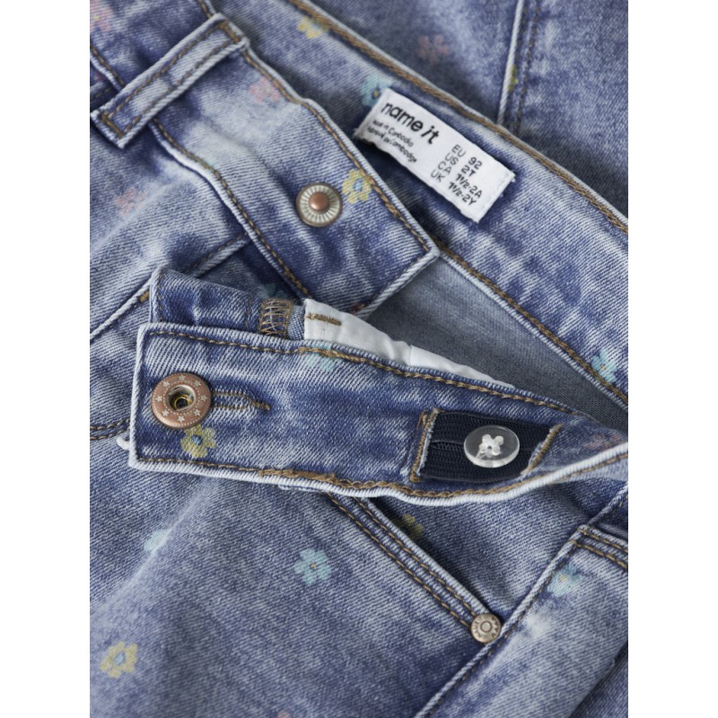 NAME IT MINI Salli slim denim shorts - Medium blue denim