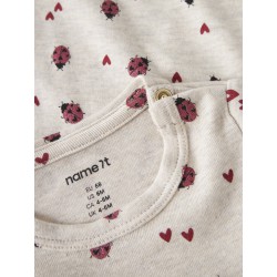 NAME IT BABY Haline langærmet xsl body - Peyote Melange