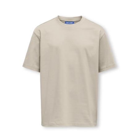 ONLY & SONS JUNIOR Fred Life T-shirt - Silver Linning