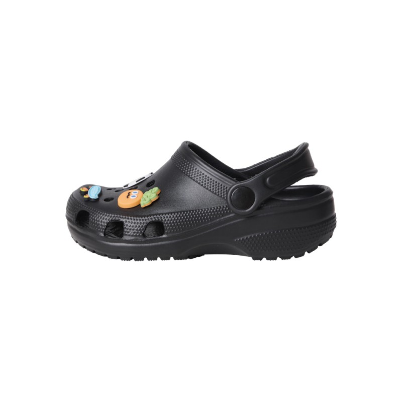 NAME IT KIDS Fame Clogs - Black 6 pins sport