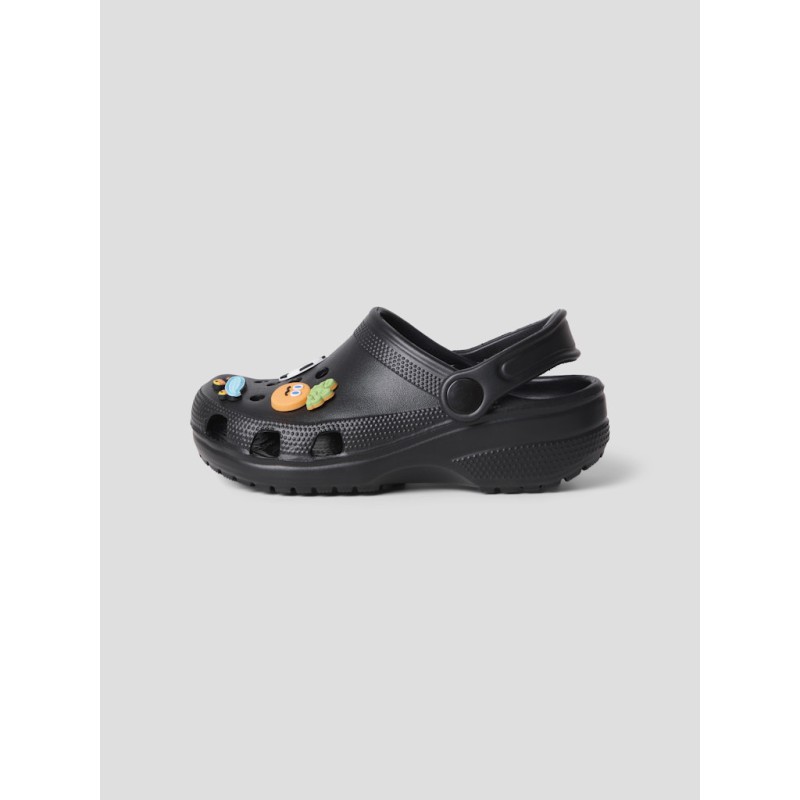 NAME IT KIDS Fame Clogs - Black 6 pins sport