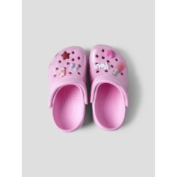 NAME IT KIDS Fame Clogs - Begonia Pink Glitter (Forudbestilling)