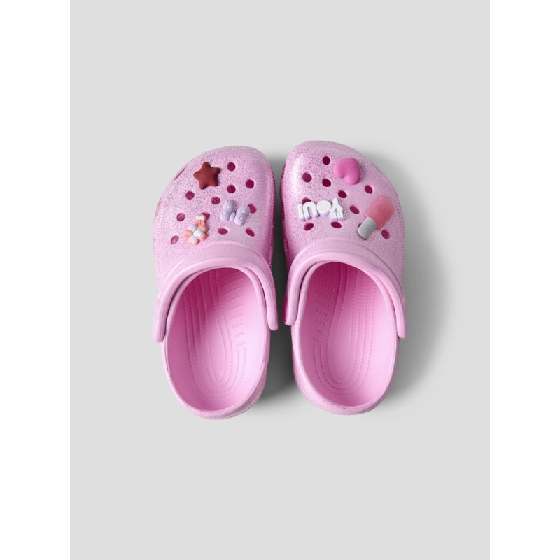NAME IT KIDS Fame Clogs - Begonia Pink Glitter