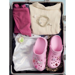 NAME IT KIDS Fame Clogs - Begonia Pink Glitter (Forudbestilling)