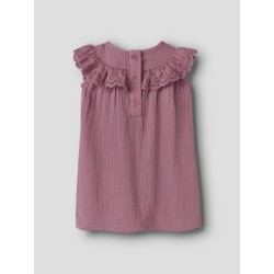 NAME IT BABY Johanna kortærmet kjole - Mesa Rose