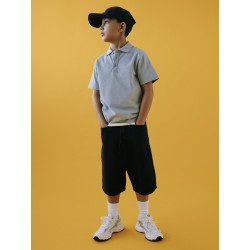 NAME IT KIDS Ben x-skater denim shorts - Black