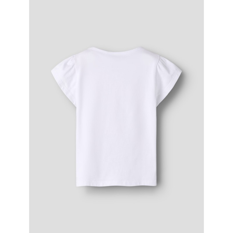NAME IT MINI Amena kortærmet pippi t-shirt - Bright White