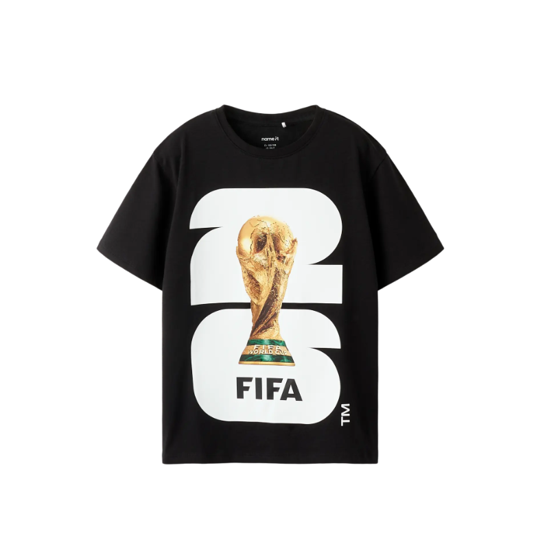 NAME IT KIDS Malle Fifa kortærmet t-shirt - Black