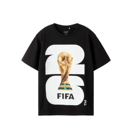NAME IT KIDS Malle Fifa kortærmet t-shirt - Black