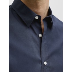 JACK & JONES Gavin Solid Kortærmet T-shirt - Sky Captain