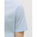 JJ Rebel Gavin Solid Kortærmet Skjorte - Cashmere Blue