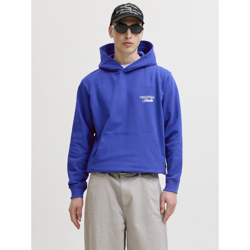 JACK & JONES Norrebro Typo Hoodie - Blueing
