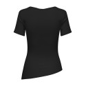 JDY Catie Kortærmet Asymmetrisk top - Sort