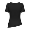 JDY Catie Kortærmet Asymmetrisk top - Sort