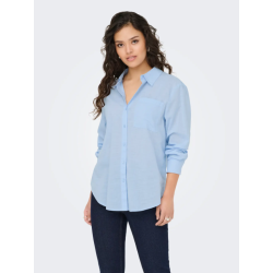 JDY Kimie Langærmet Skjorte - Kentucky Blue