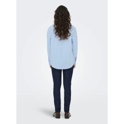 JDY Kimie Langærmet Skjorte - Kentucky Blue