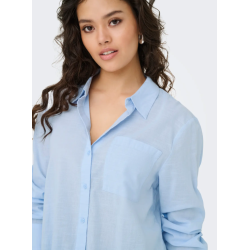 JDY Kimie Langærmet Skjorte - Kentucky Blue