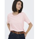 JDY Rex Basic T-Shirt - Chalk Pink