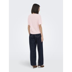 JDY Rex Basic T-Shirt - Chalk Pink