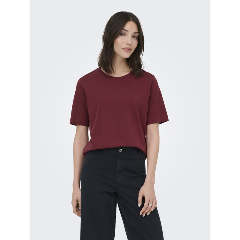 JDY Rex Basic T-Shirt - Oxford Red