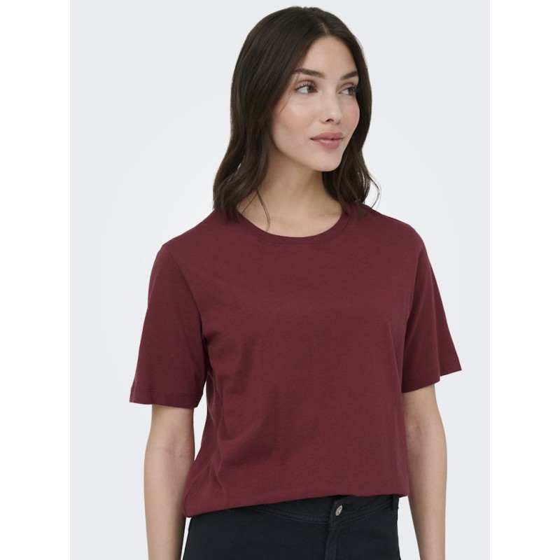 JDY Rex Basic T-Shirt - Oxford Red