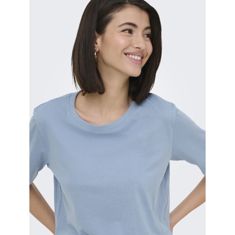 JDY Rex Basic T-Shirt - Windward Blue