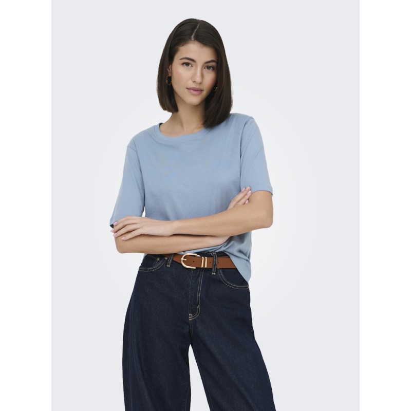 JDY Rex Basic T-Shirt - Windward Blue