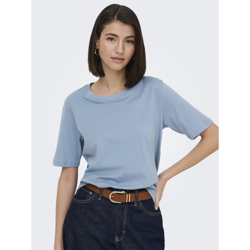 JDY Rex Basic T-Shirt - Windward Blue