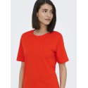 JDY Rex Basic T-Shirt - Orange.Com