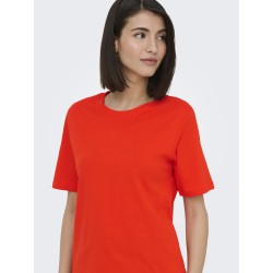 JDY Rex Basic T-Shirt - Orange.Com