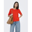 JDY Rex Basic T-Shirt - Orange.Com