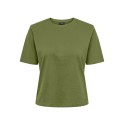 JDY Rex Basic T-Shirt - Peat Moss