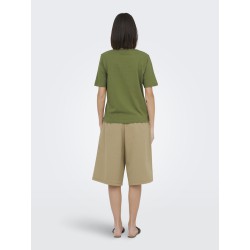JDY Rex Basic T-Shirt - Peat Moss