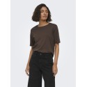 JDY Rex Basic T-Shirt - Chocolate Brown