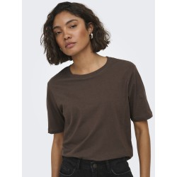 JDY Rex Basic T-Shirt - Chocolate Brown