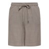 ONLY Siesta MW Pull-up Hør Shorts - Walnut